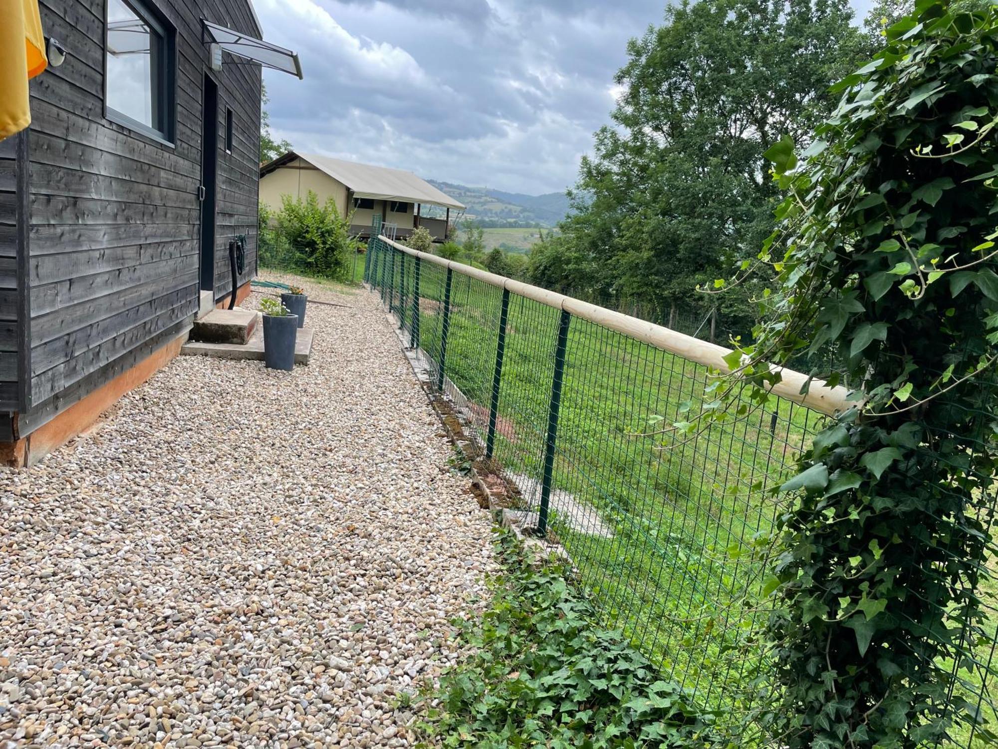 Gite Chalet Bois Bessuejouls Buitenkant foto